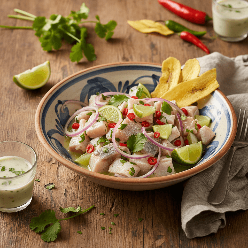 Ceviche aus Königsbrasse