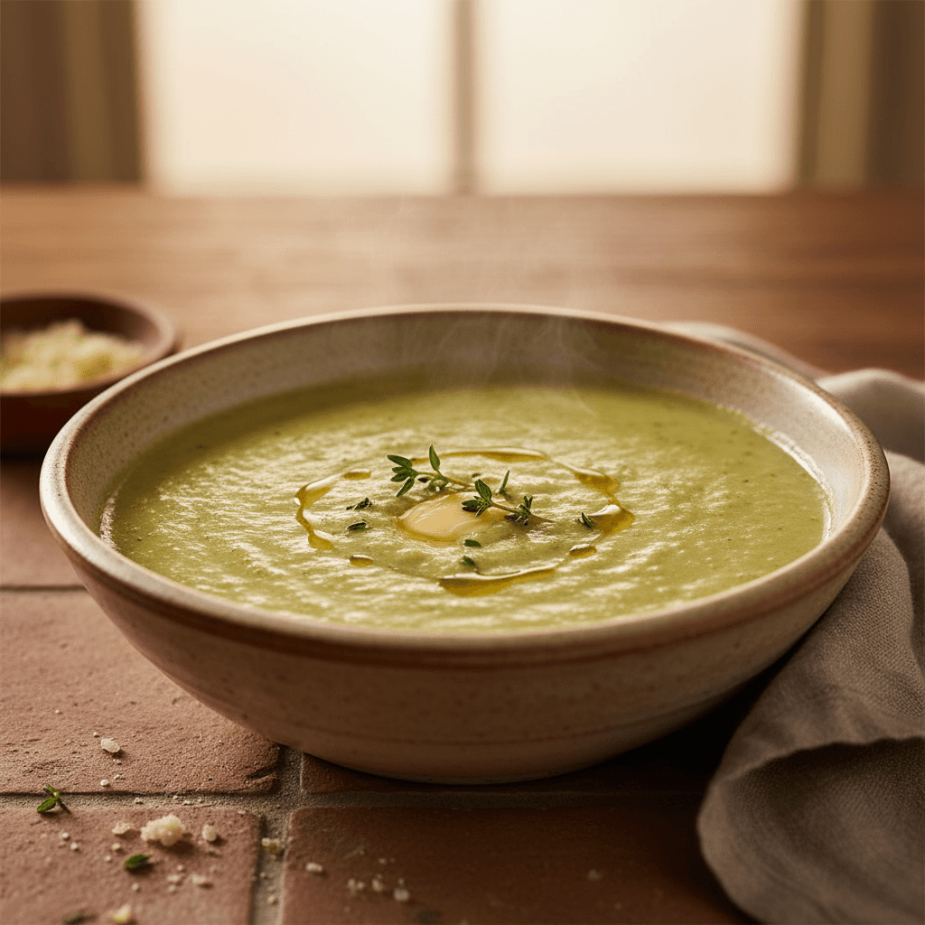 Soupe Crémeuse de Brocoli et Chou-fleur