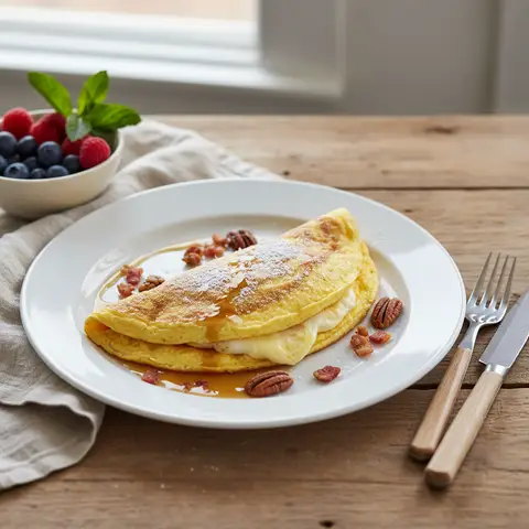 Omelette Sucre-Salé Simple