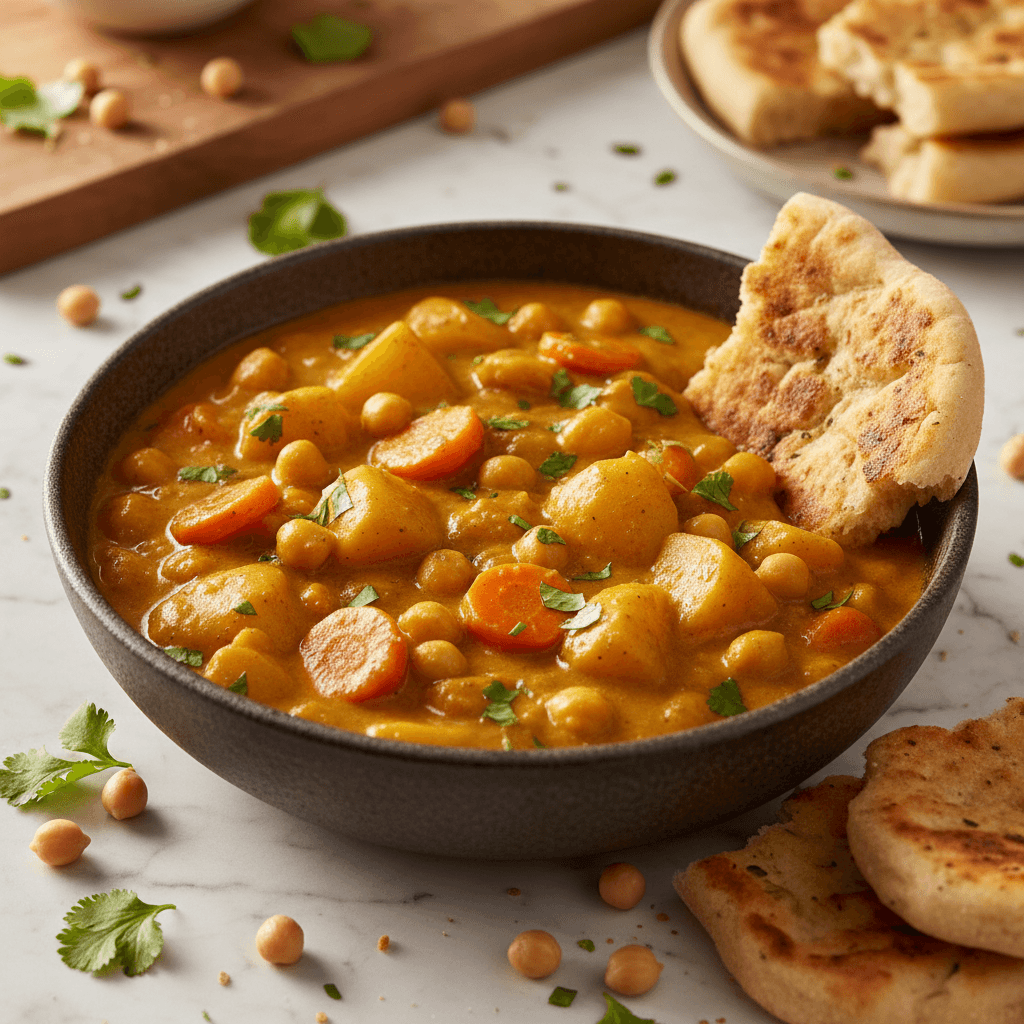 Curry de légumes et pois chiches