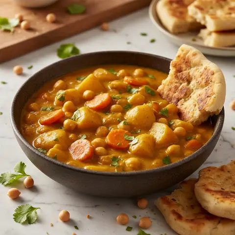 Curry de légumes et pois chiches