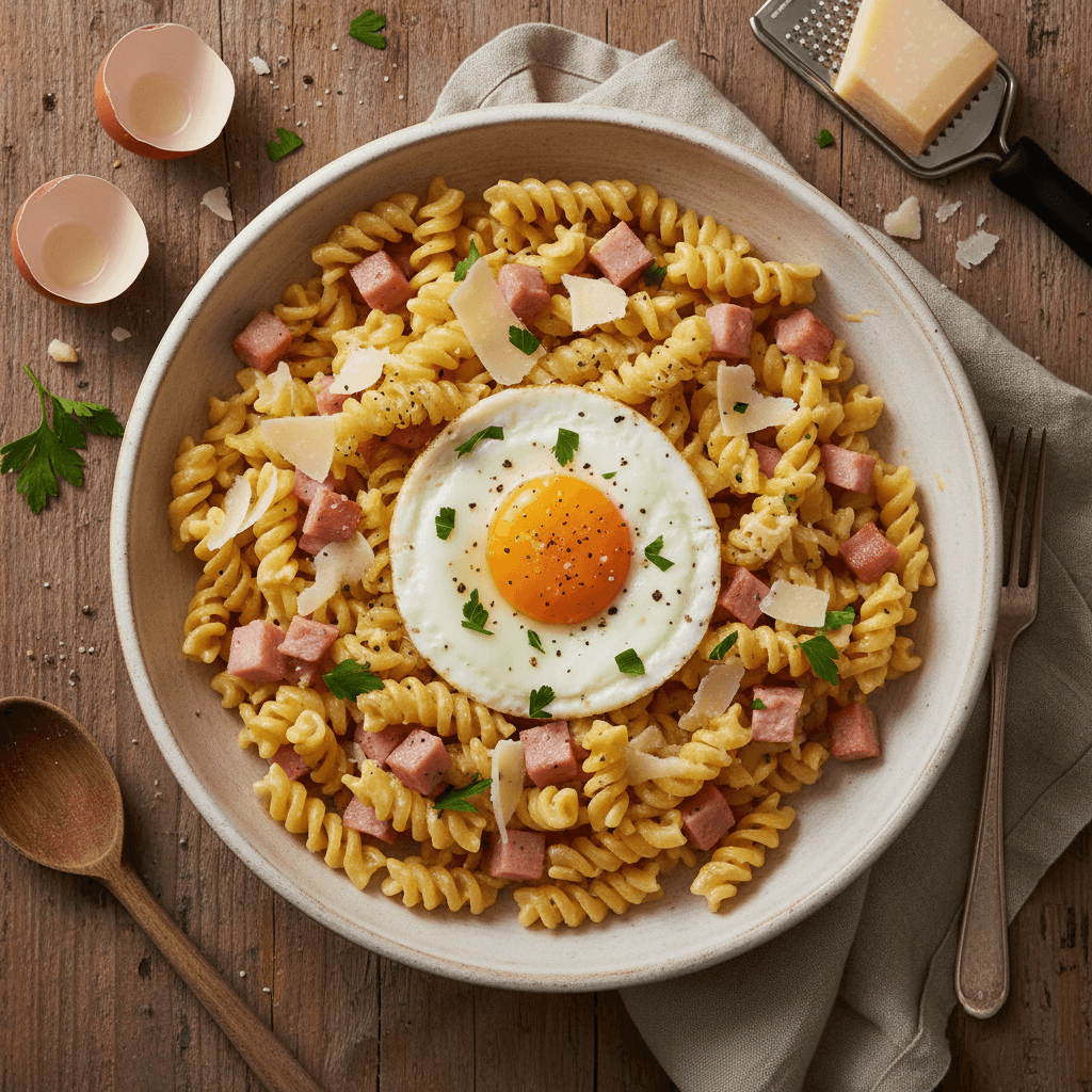Pâtes à la Carbonara Simplifiée