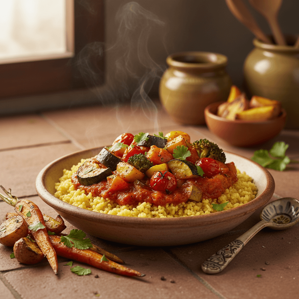 Curry de Légumes à la Semoule