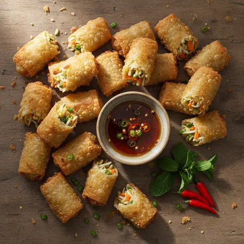 Lumpia aux Légumes Croustillantes