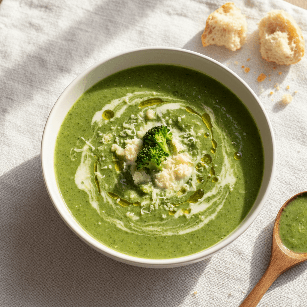 Soupe Brocoli-Parmesan