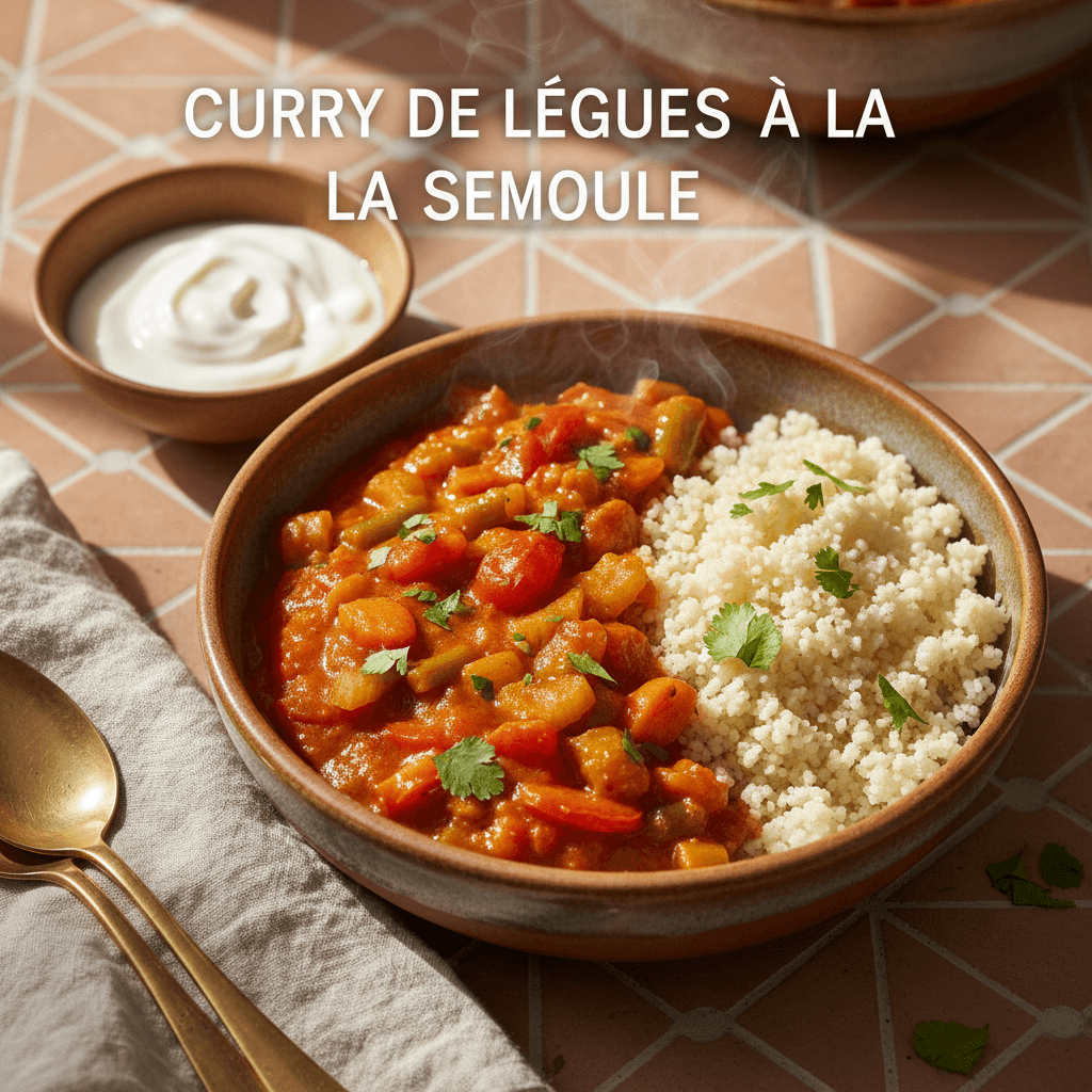 Curry de Légumes à la Semoule