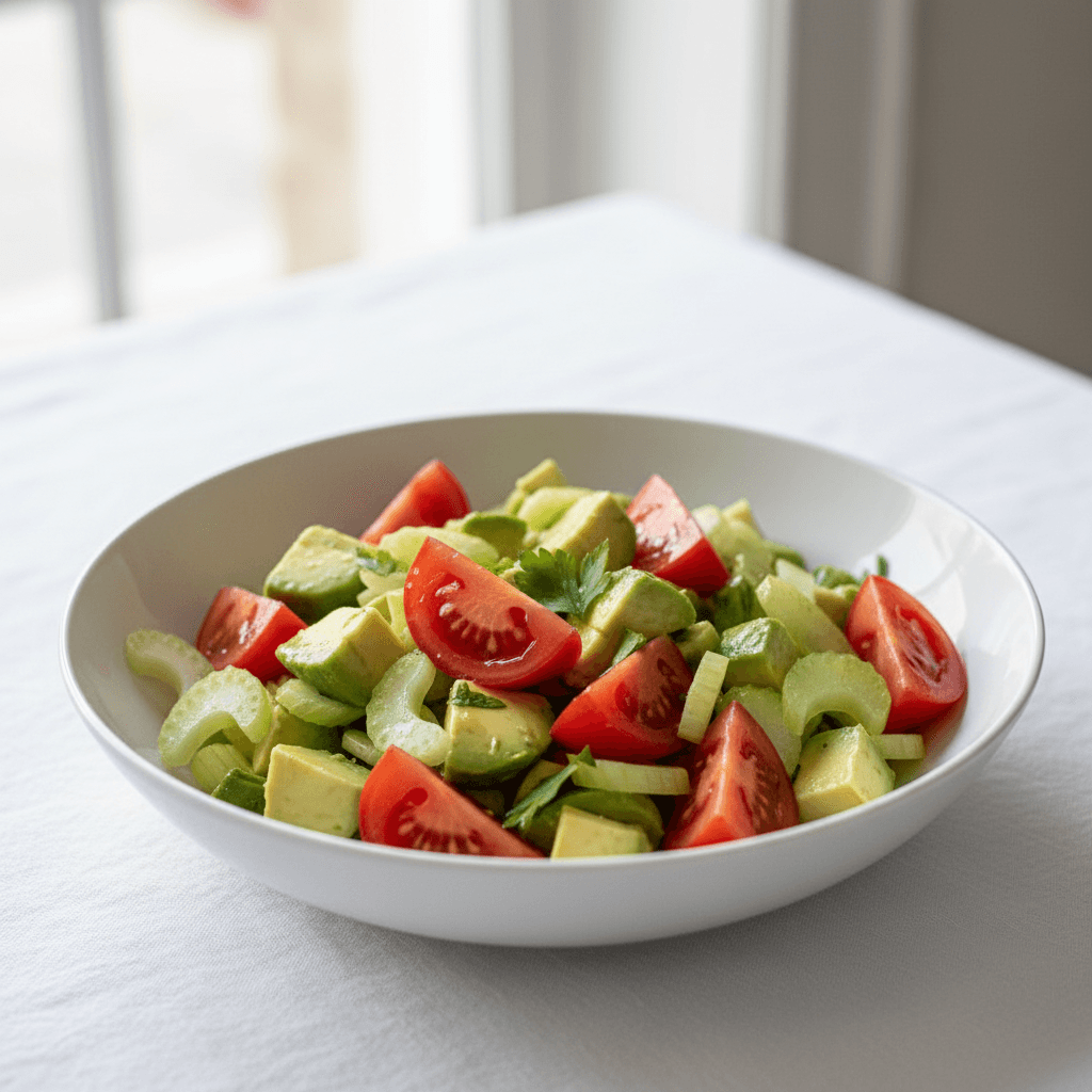 Salade Composée Avocat-Tomate-Céleri