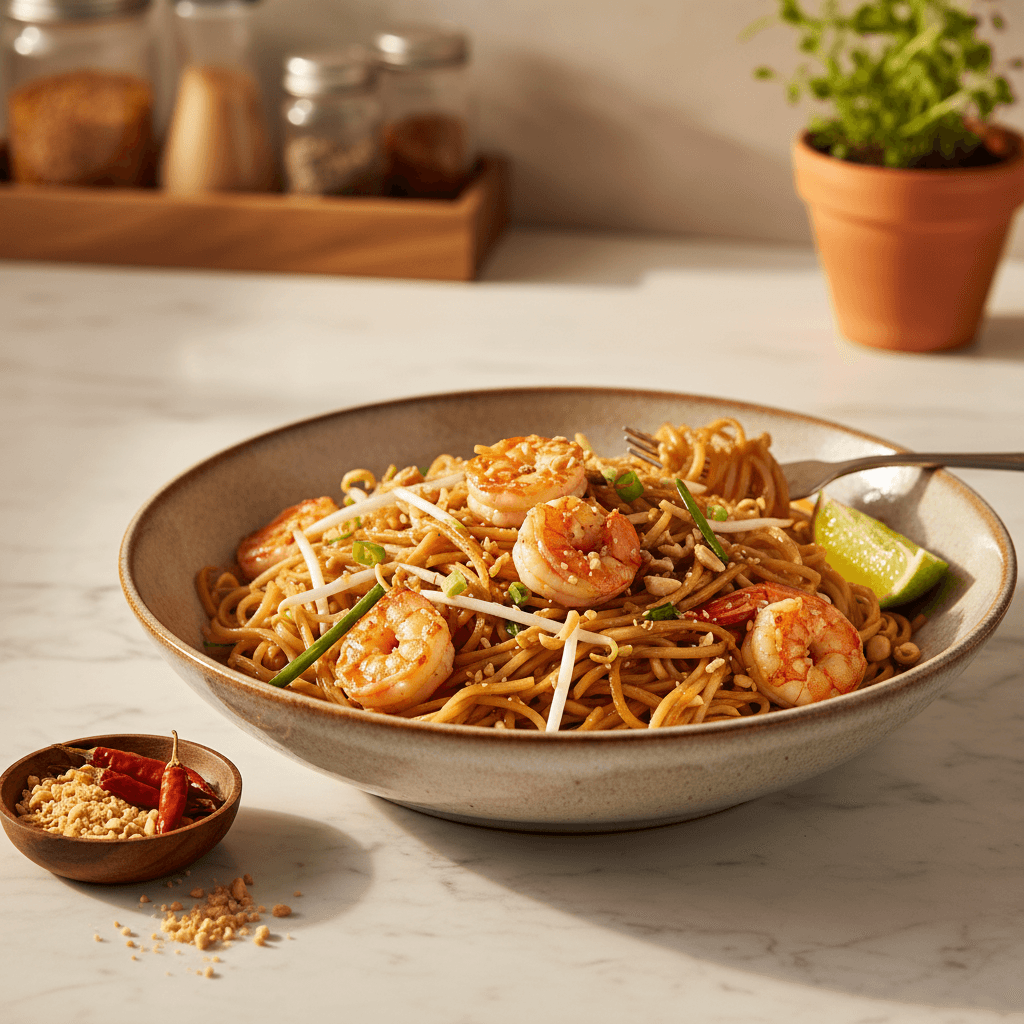 Pad Thai aux Crevettes