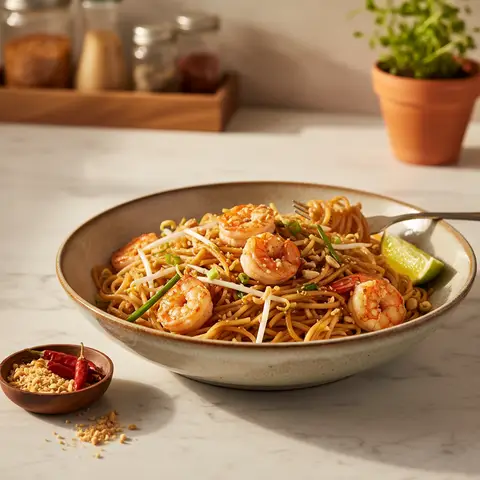 Pad Thai aux Crevettes