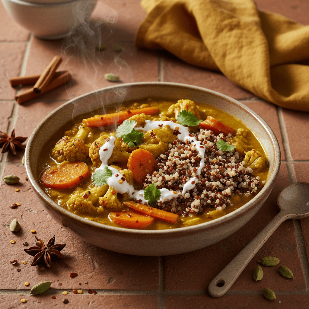 Curry de Légumes et Quinoa