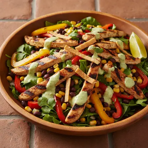 Salade de poulet grillé à la mexicaine
