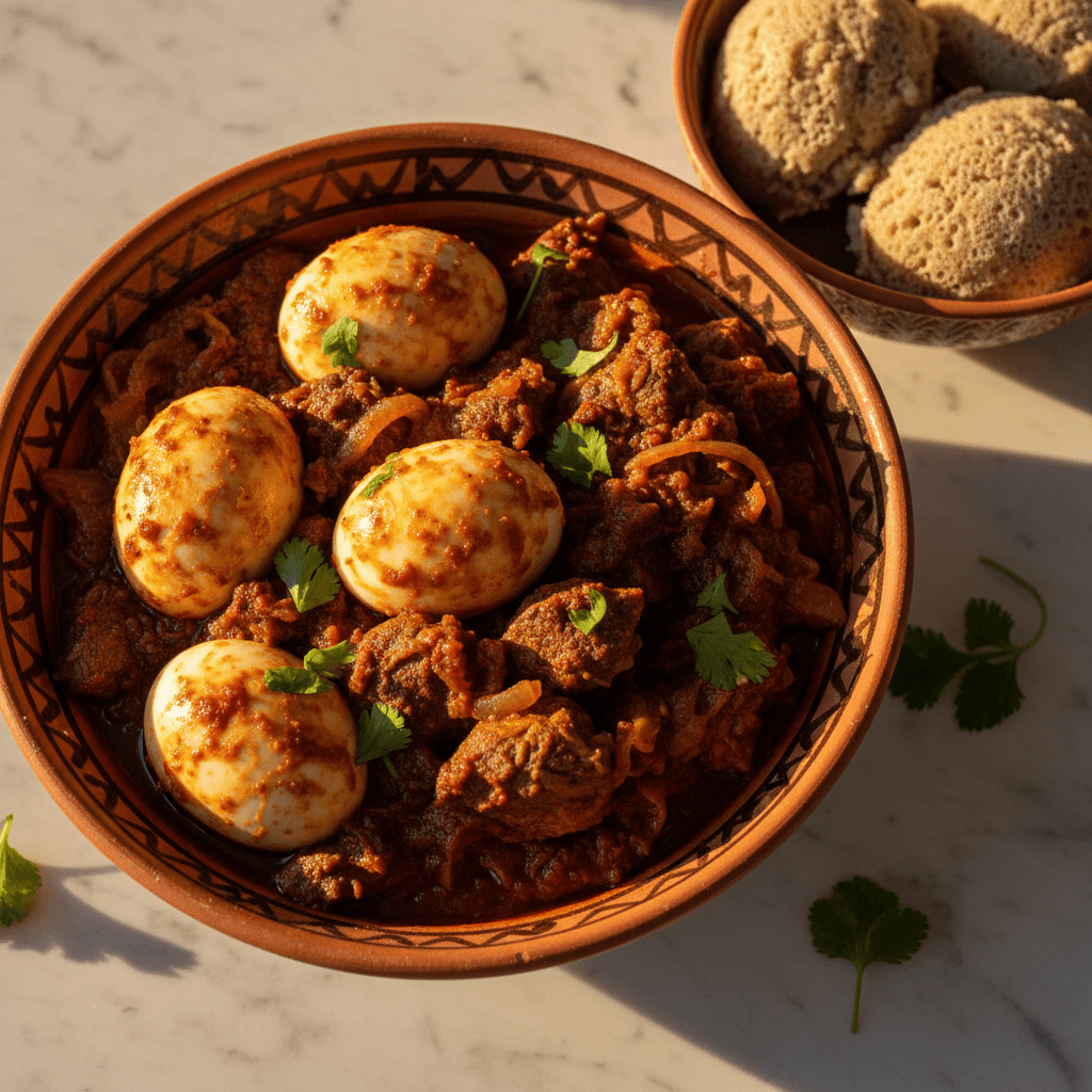 Doro Wat (Ragoût d'Agneau Éthiopien)