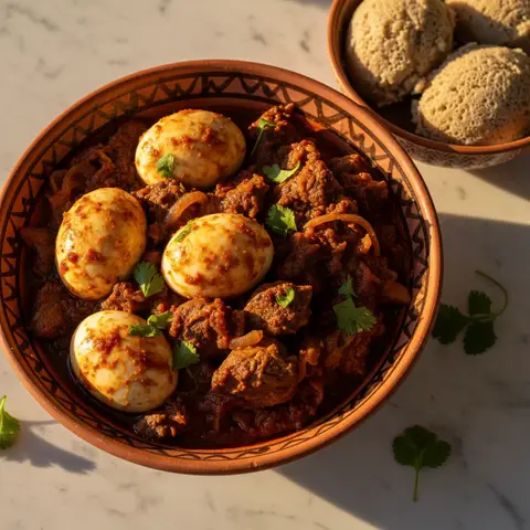 Doro Wat (Ragoût d'Agneau Éthiopien)