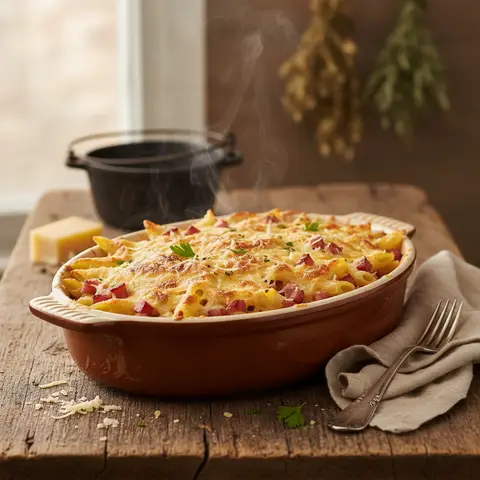 Gratin de Penne au Gruyère