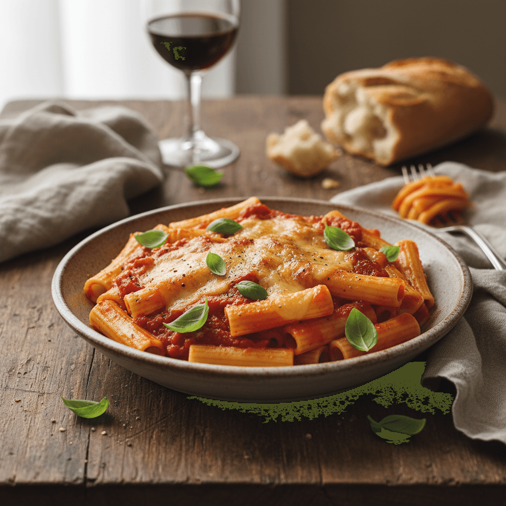 Pâtes à la Tomate et Comté