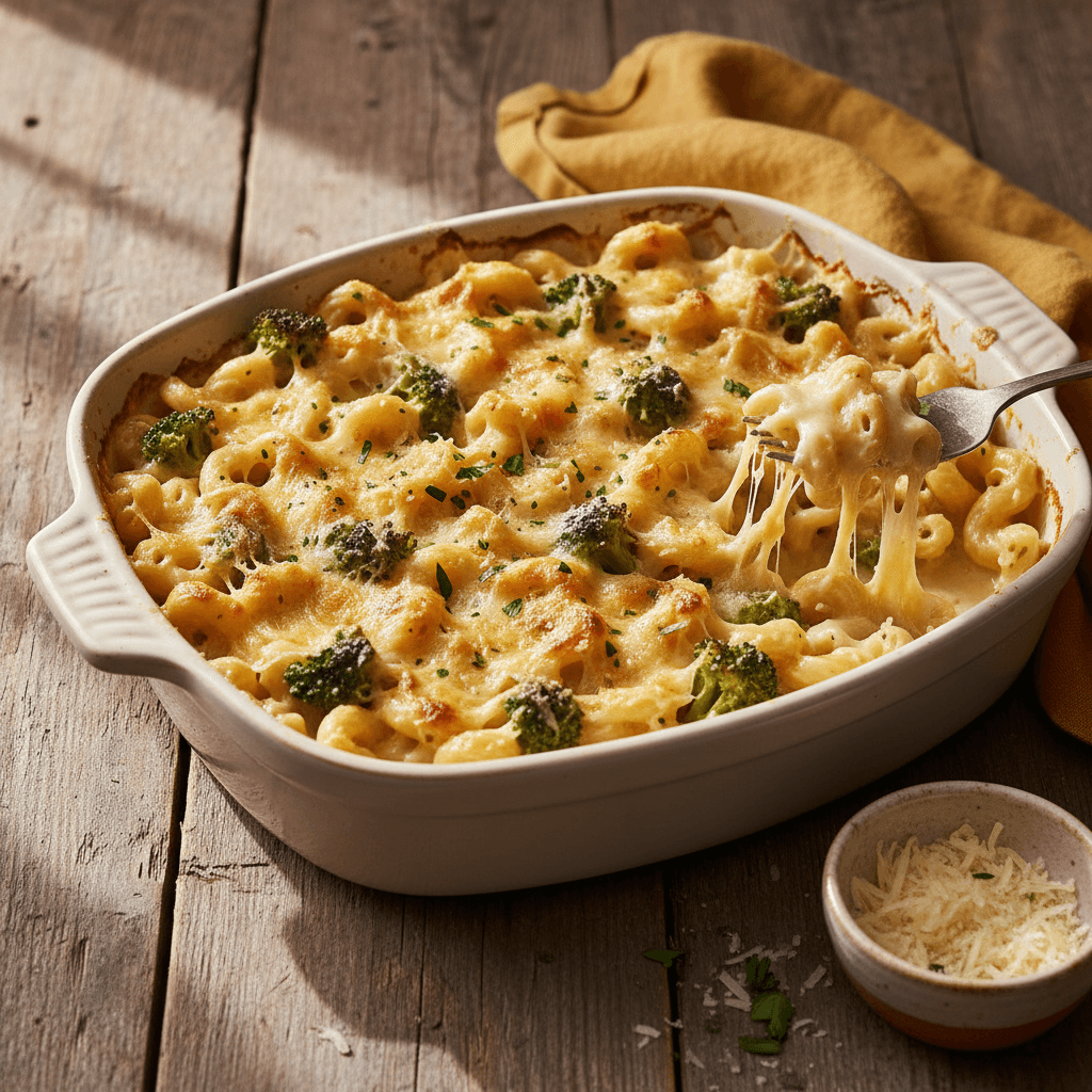 Pasta mit Gruyère und Brokkoli