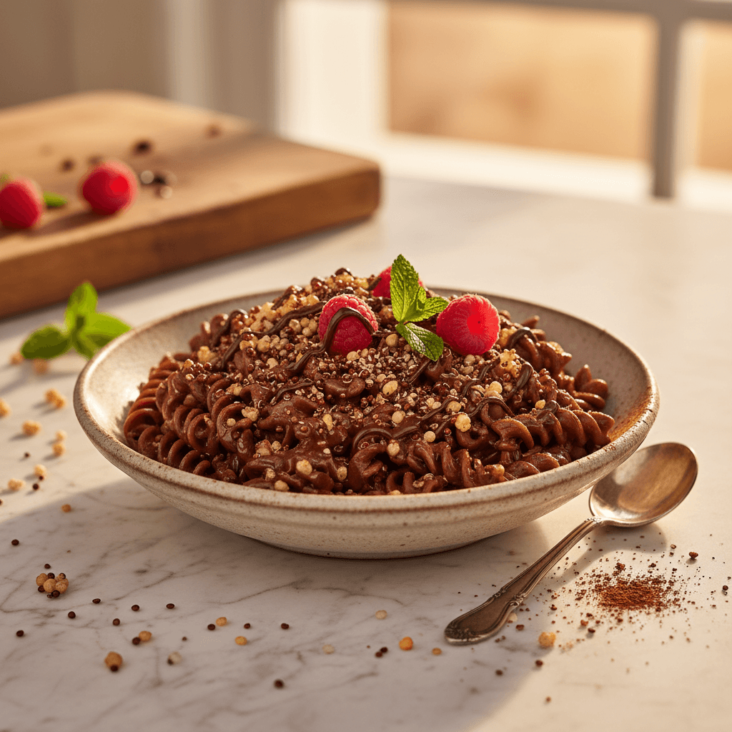 Pâtes Chocolat-Quinoa Gourmandes