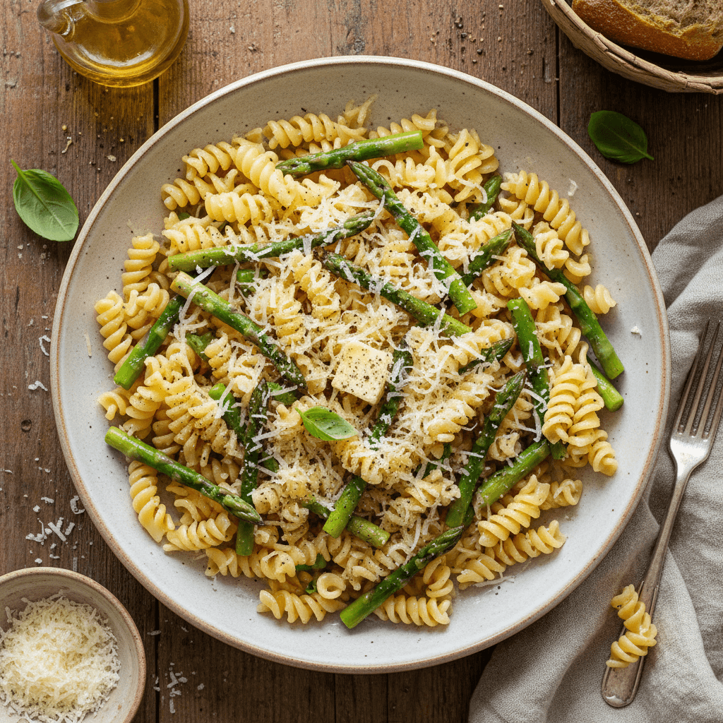 Pasta with Asparagus and Parmesan