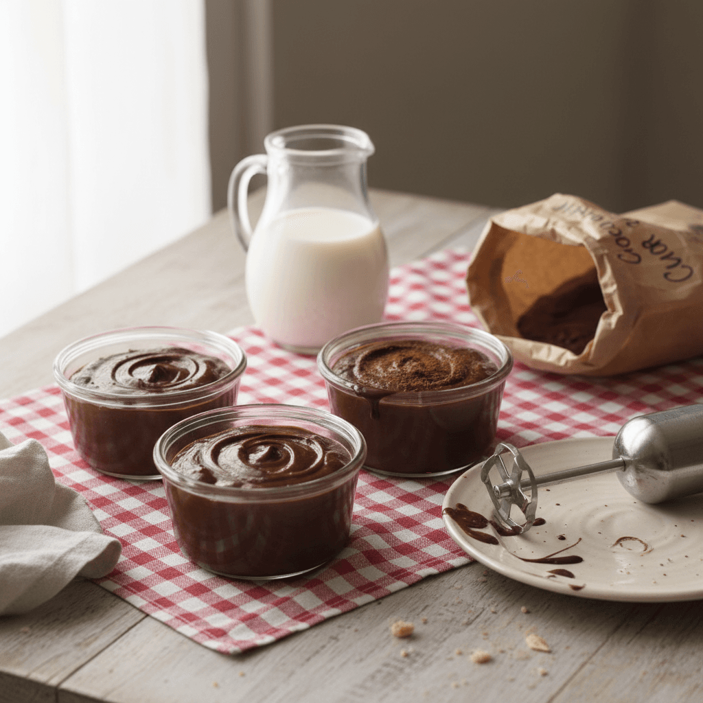 Crème au chocolat simple