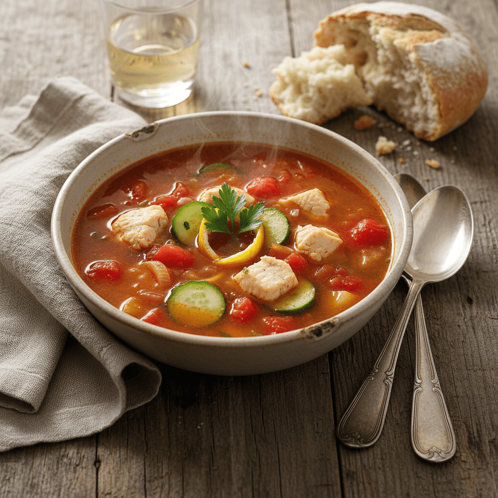 Fish and Vegetable Soup