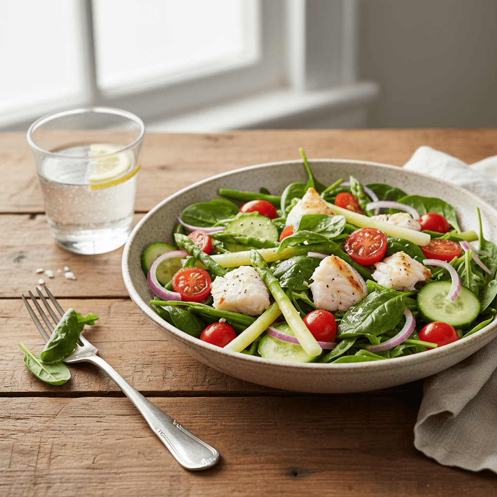 Composed Salad with Fish and Vegetables