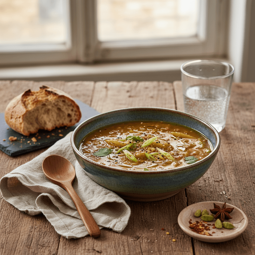 Asian Lentil and Fennel Soup