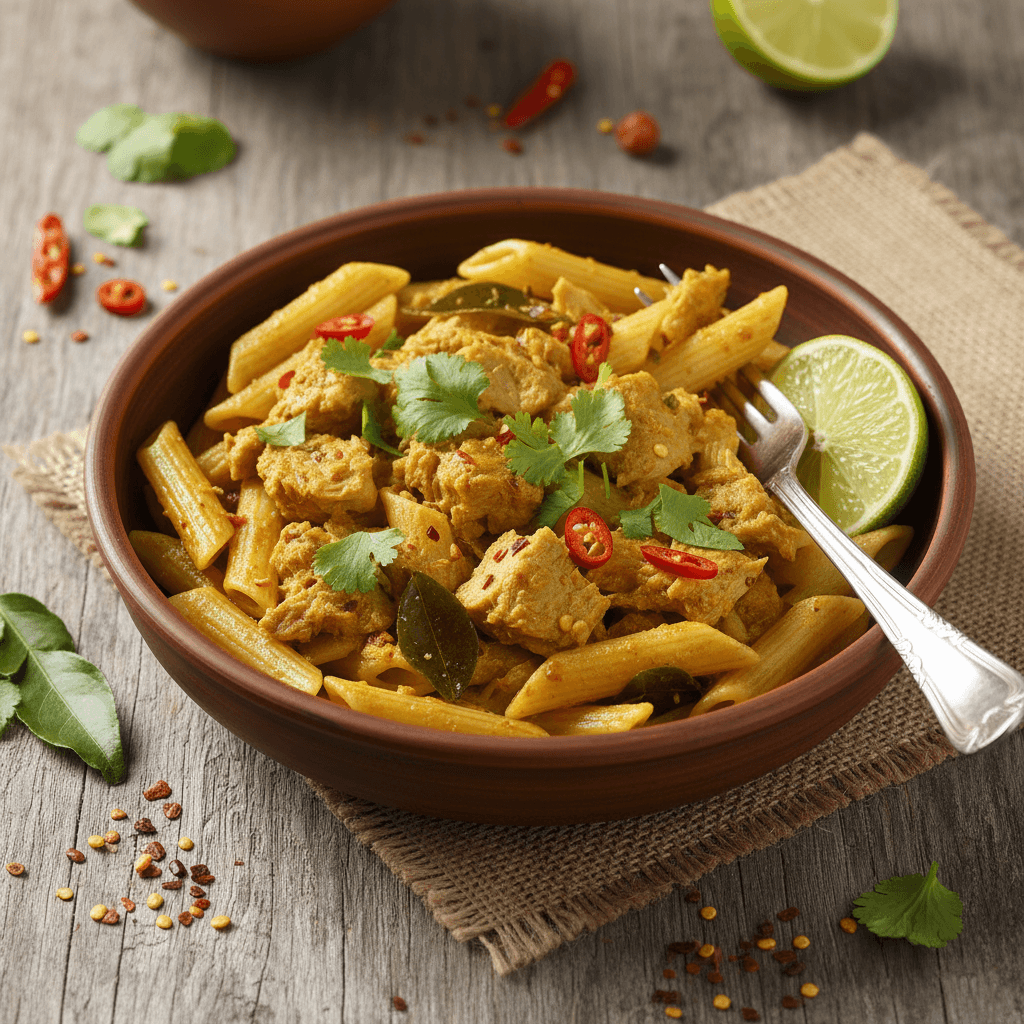 Curry de Thon aux Pâtes