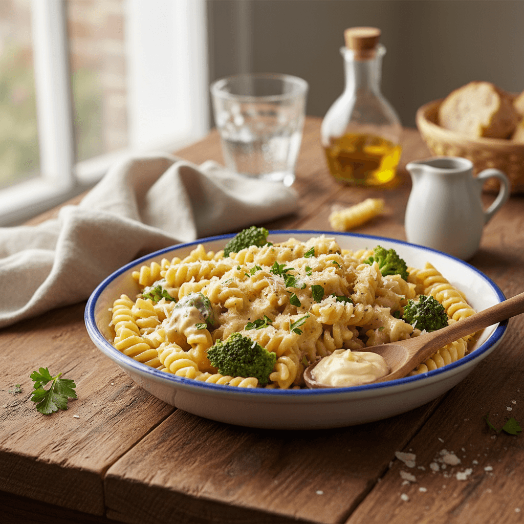 Pâtes au Fromage et Brocoli