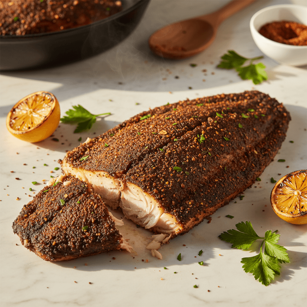 Blackened Catfish - Poisson-chat noirci à la cajun