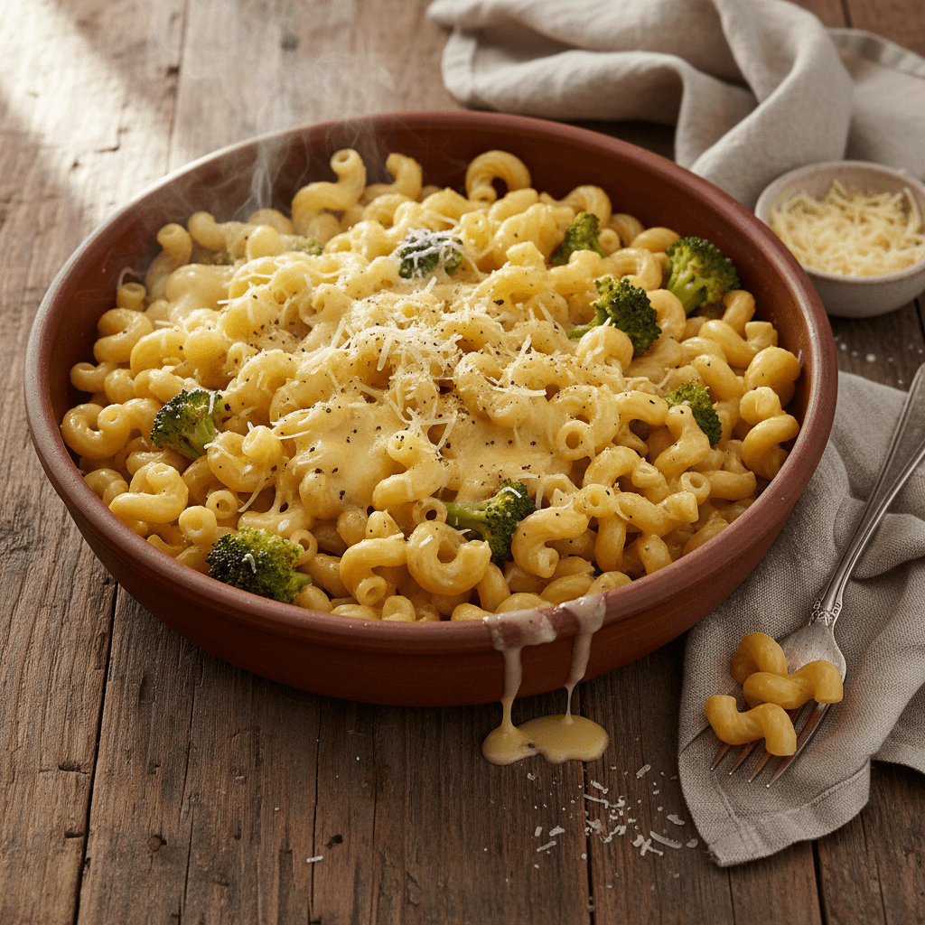Pasta mit Gruyère und Brokkoli