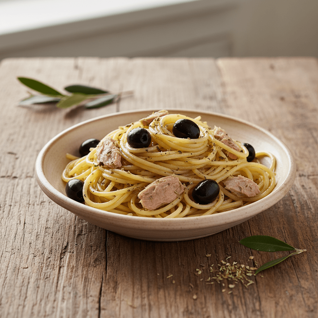 Pâtes au Thon et Olives