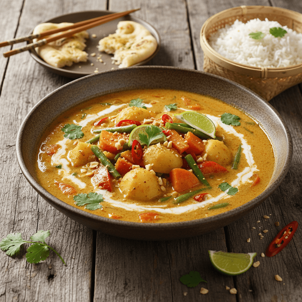 Asian Curry with Carrots, Potatoes and Coconut Milk