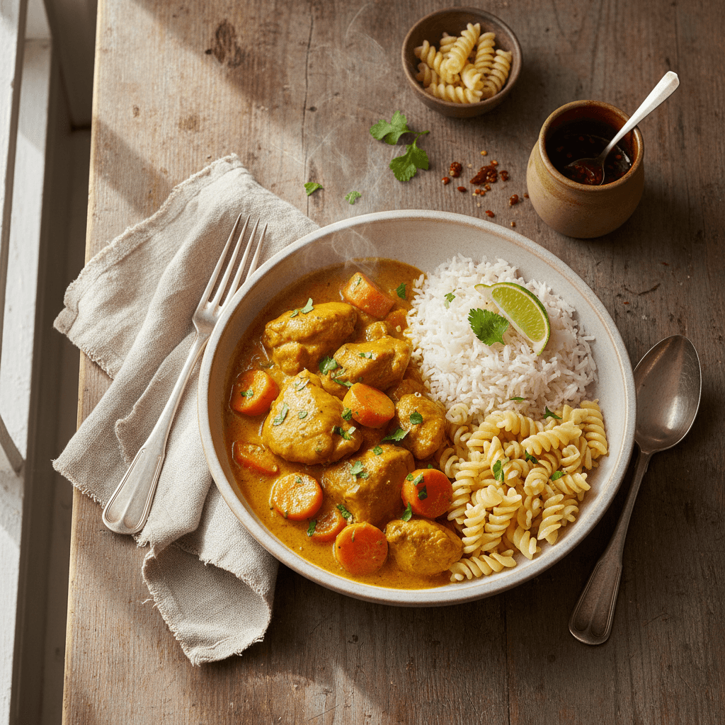 Hühnercurry mit Möhren