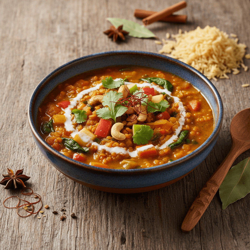 Sweet and Savory Lentil and Apple Curry