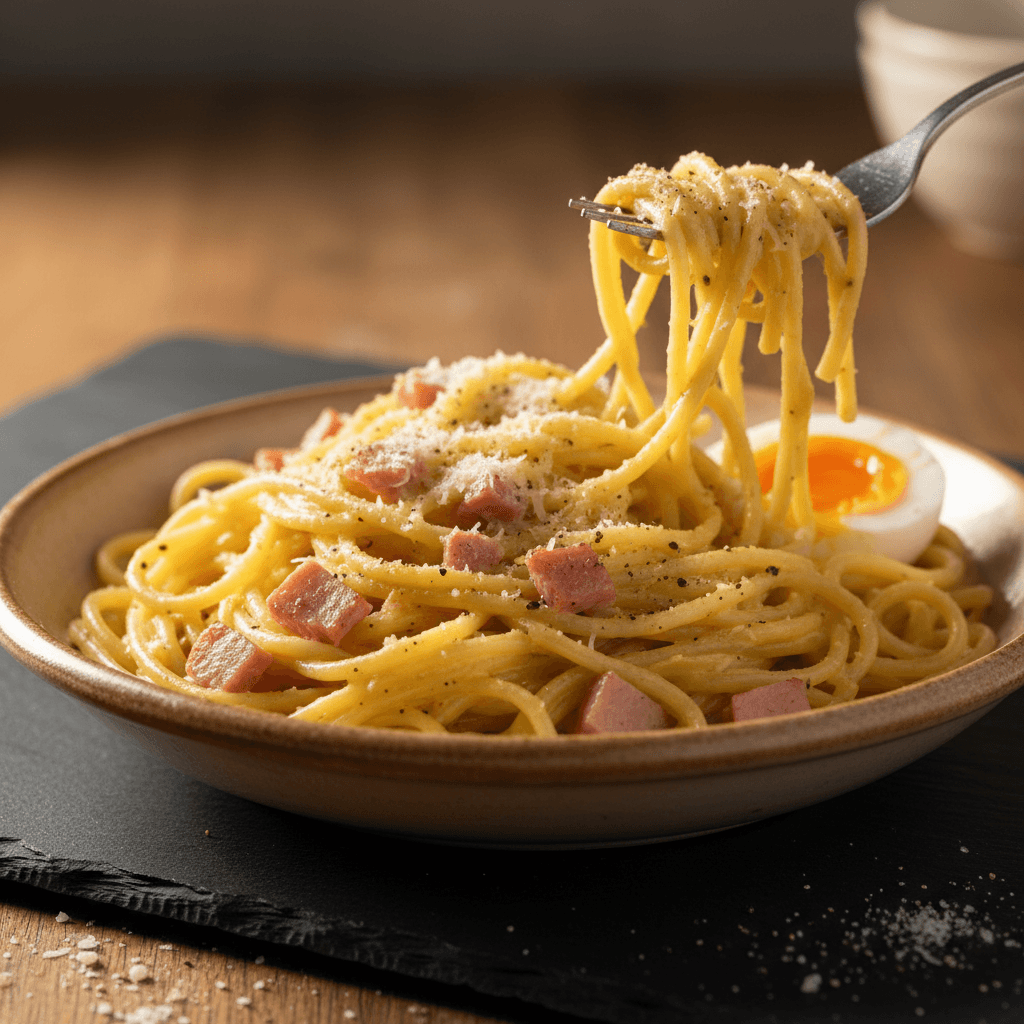 Pâtes Carbonara Simplifiée