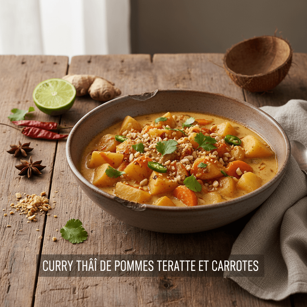 Thai Curry with Potatoes and Carrots