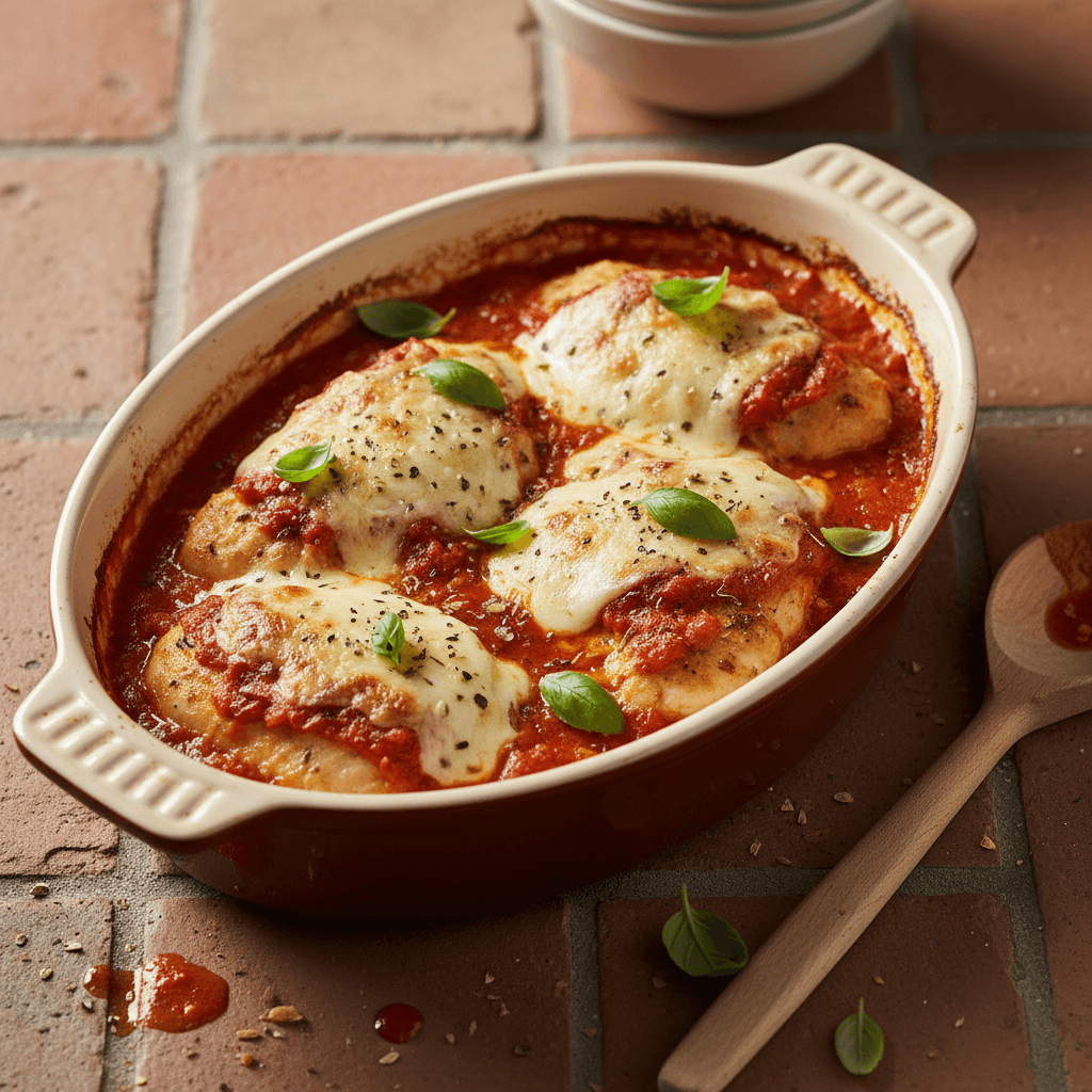 Poulet sauce tomate et mozzarella (à l'italienne)