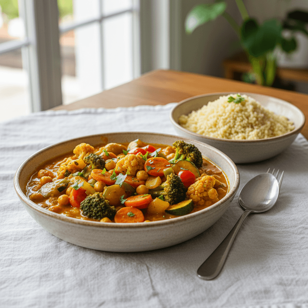 Curry de Légumes à la Semoule