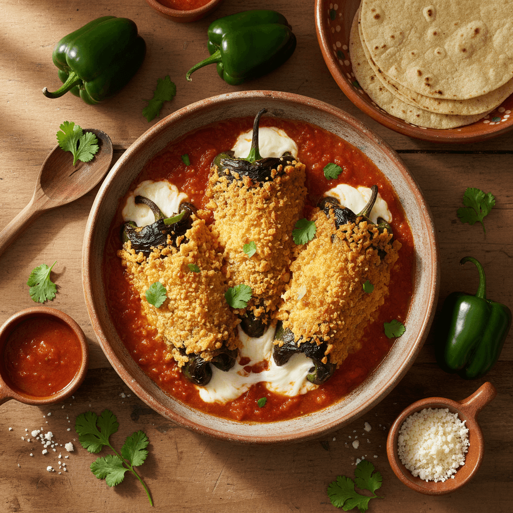 Chiles Rellenos de Queso