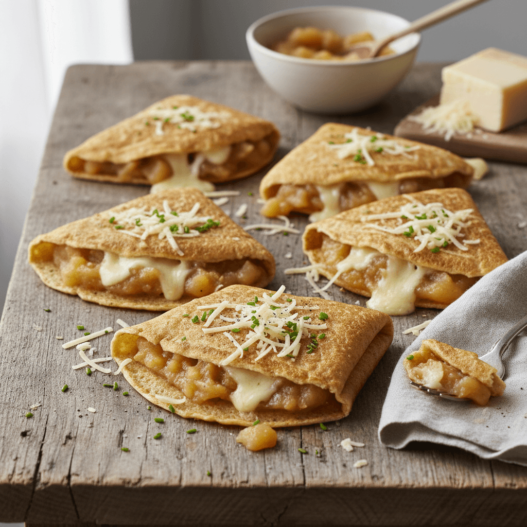 Breton Apple and Gruyère Galettes