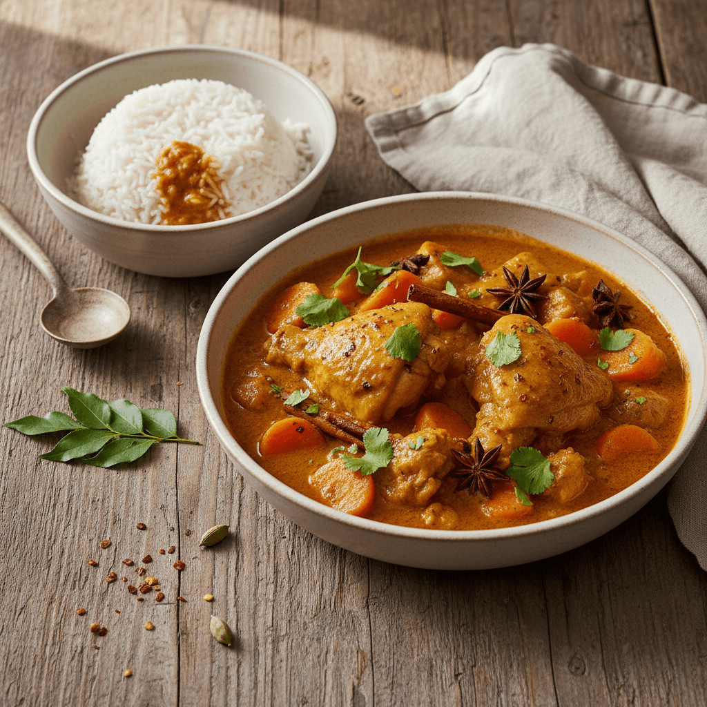 Curry de Poulet et Carottes