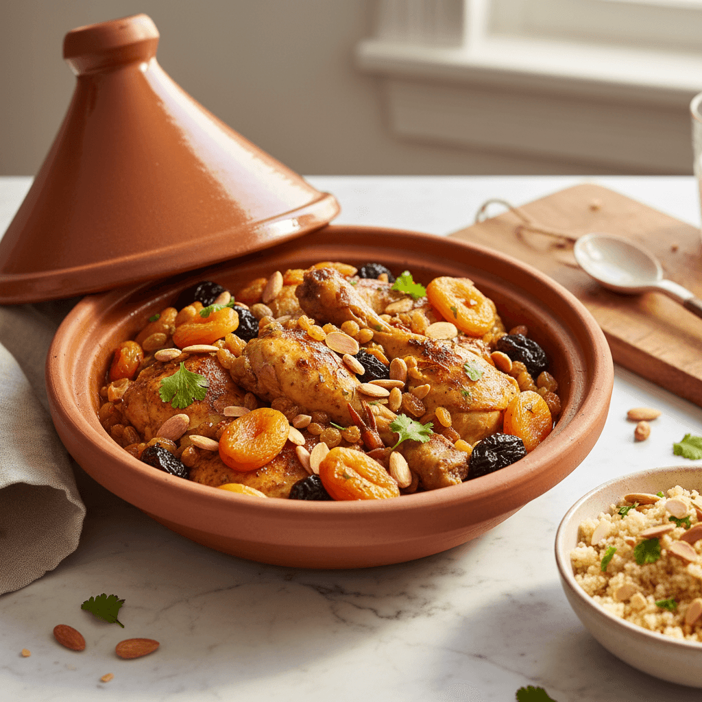 Tagine de Poulet aux Abricots