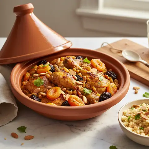 Tagine de Poulet aux Abricots
