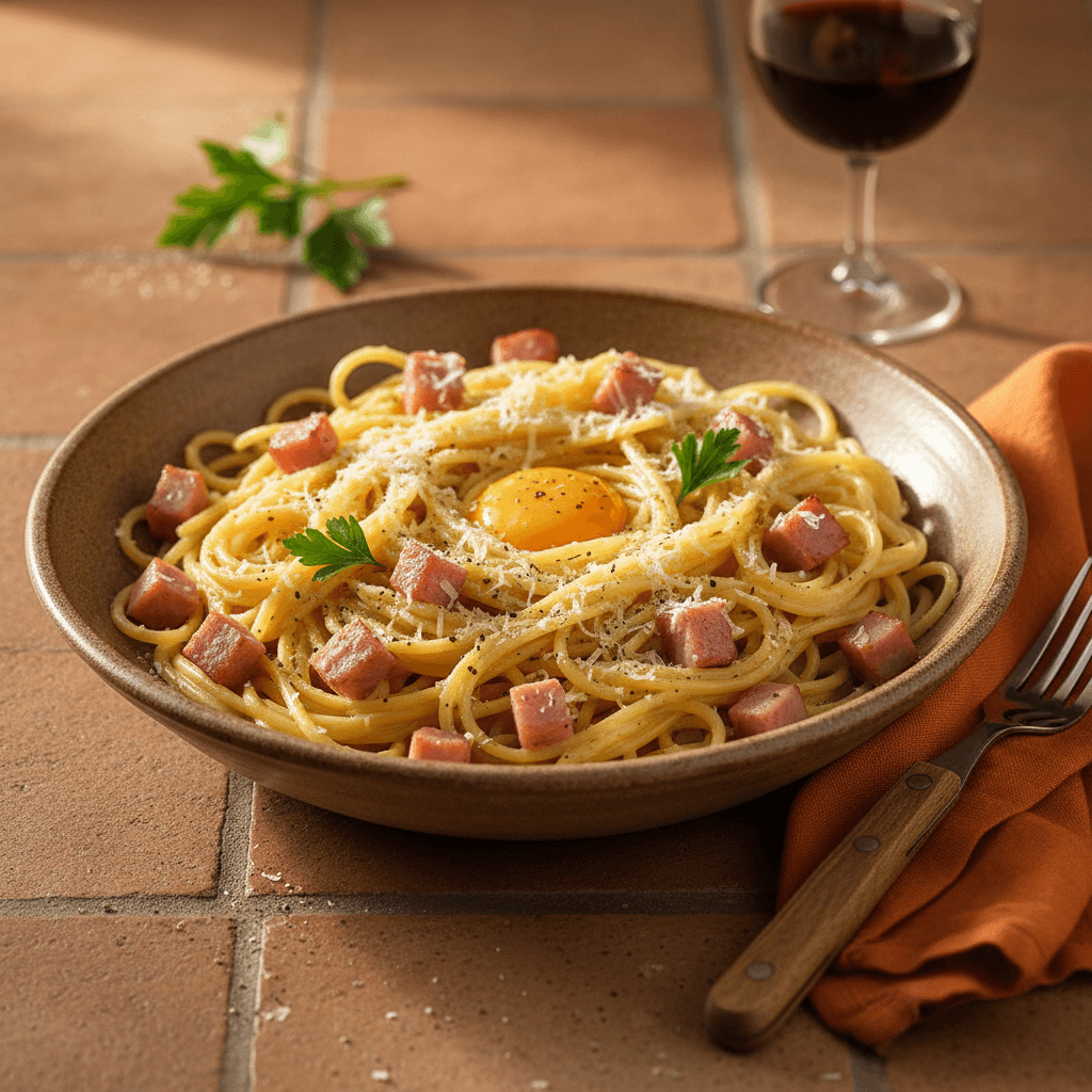 Pâtes Carbonara Simplifiée