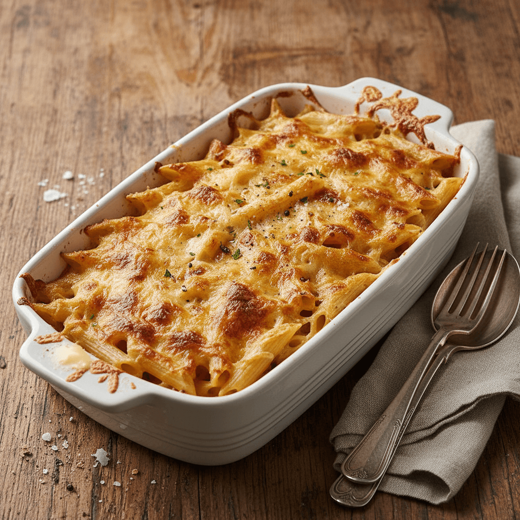 Baked Penne Gratin