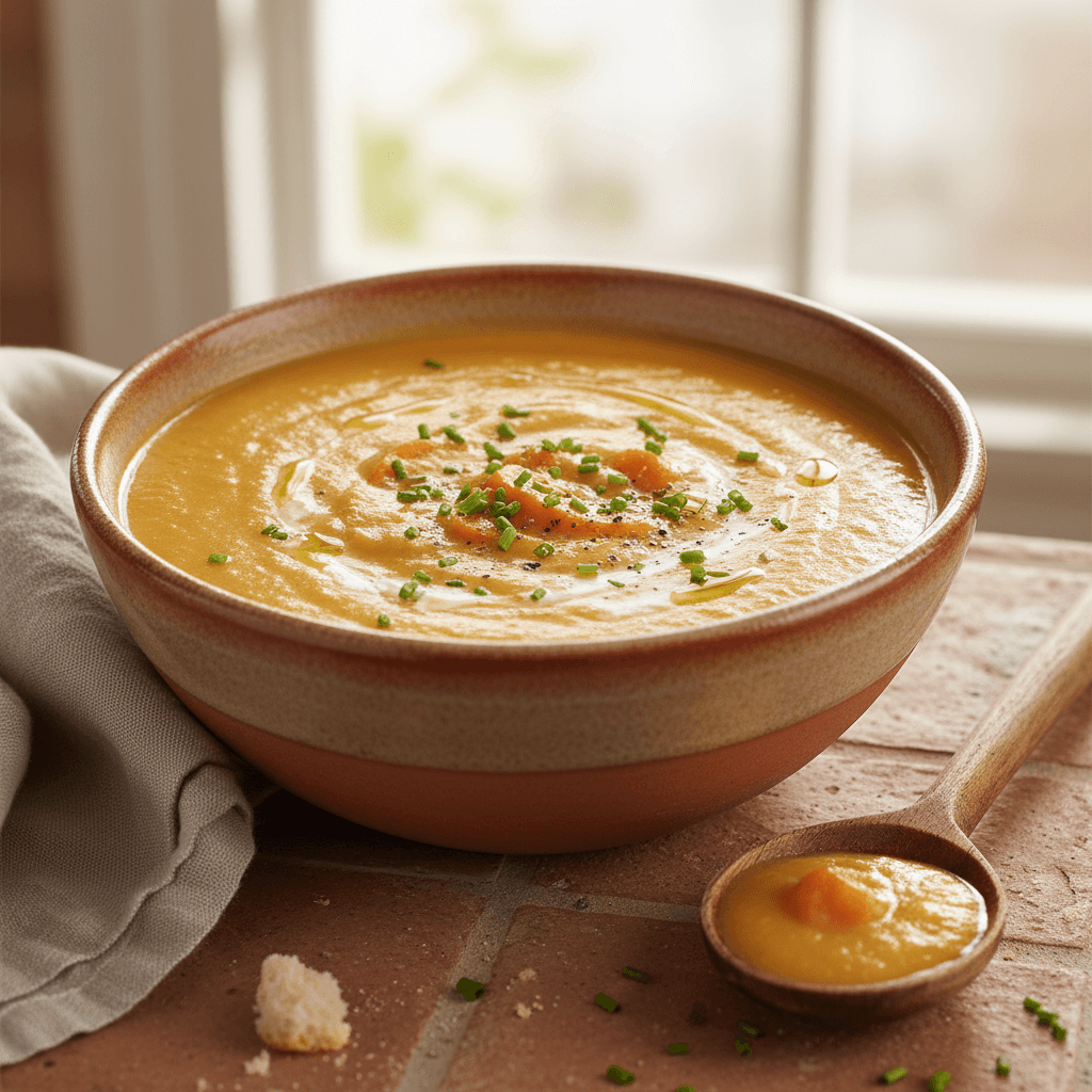 Soupe Crémeuse Chou-Fleur et Carottes