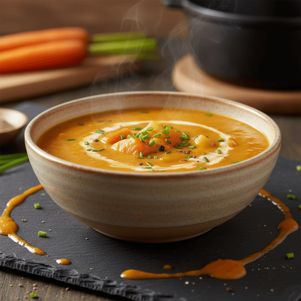 Soupe de carottes et pommes de terre