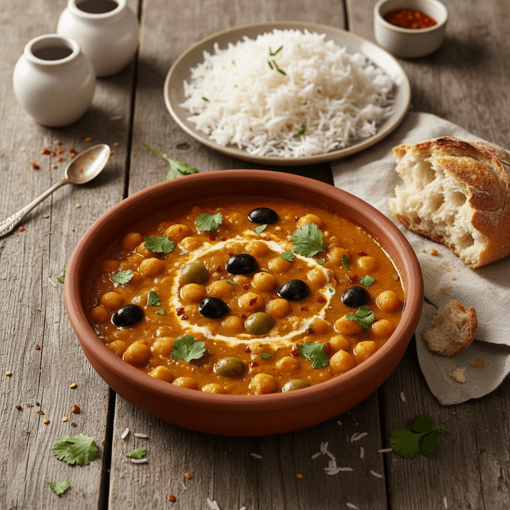 Chickpea and Olive Curry
