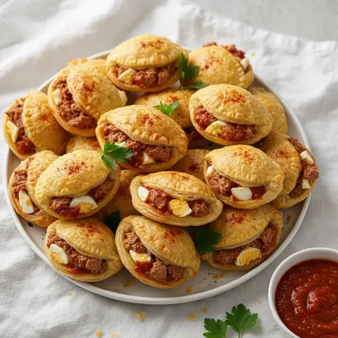 Pastéis de Nata com Recheio de Atum