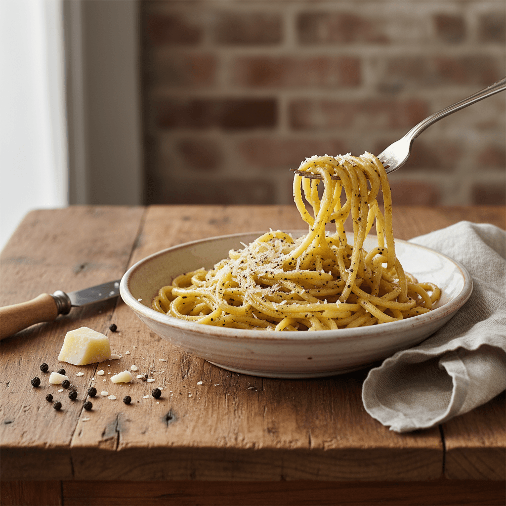 Pasta Burro e Pepe – die einfache Variante